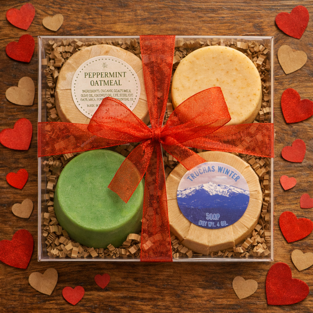A Love Letter from New Mexico. Handcrafted Goat Milk Soap Set