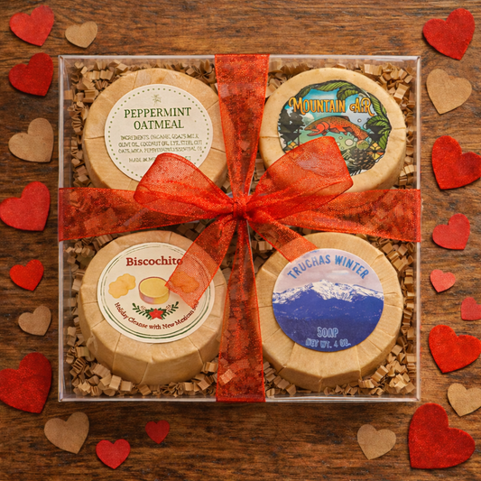 A Love Letter from New Mexico. Handcrafted Goat Milk Soap Set